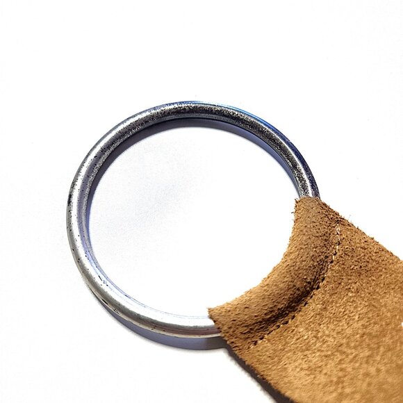 Abercrombie & Fitch embroidered fringed suede belt - Picture 8 of 11